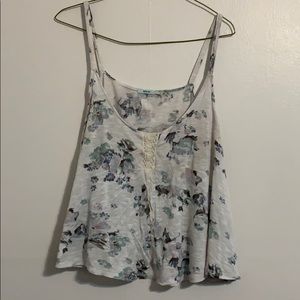Flowered tank top